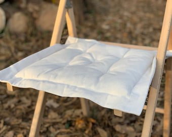 Linen сhair сushions / Linen chair or seat cover / Chair cushions / Chairs / Sofa / Car cushion / Home decor / Handmade chair cushions