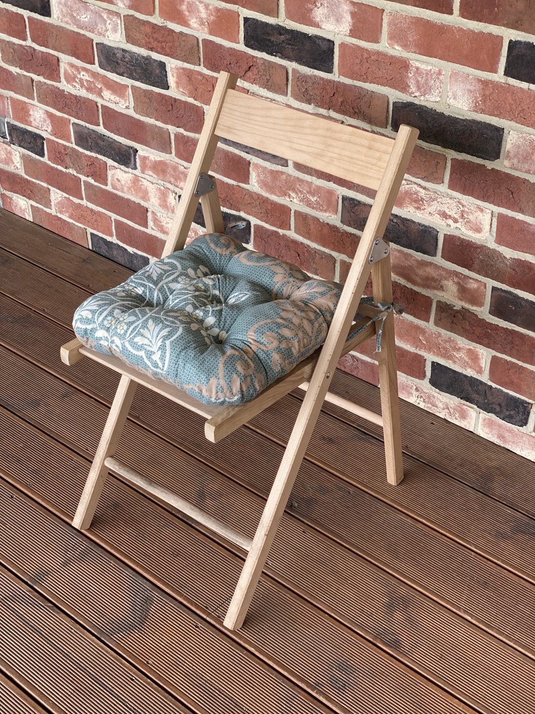 Quilted Chair Cushions / Seat Cushions With Monograms / Tie Etsy