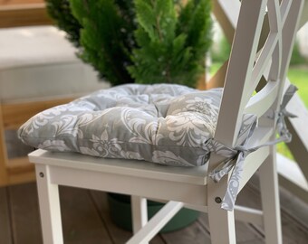 Quilted Chair Cushions Seat Cushion With Flowers Chair