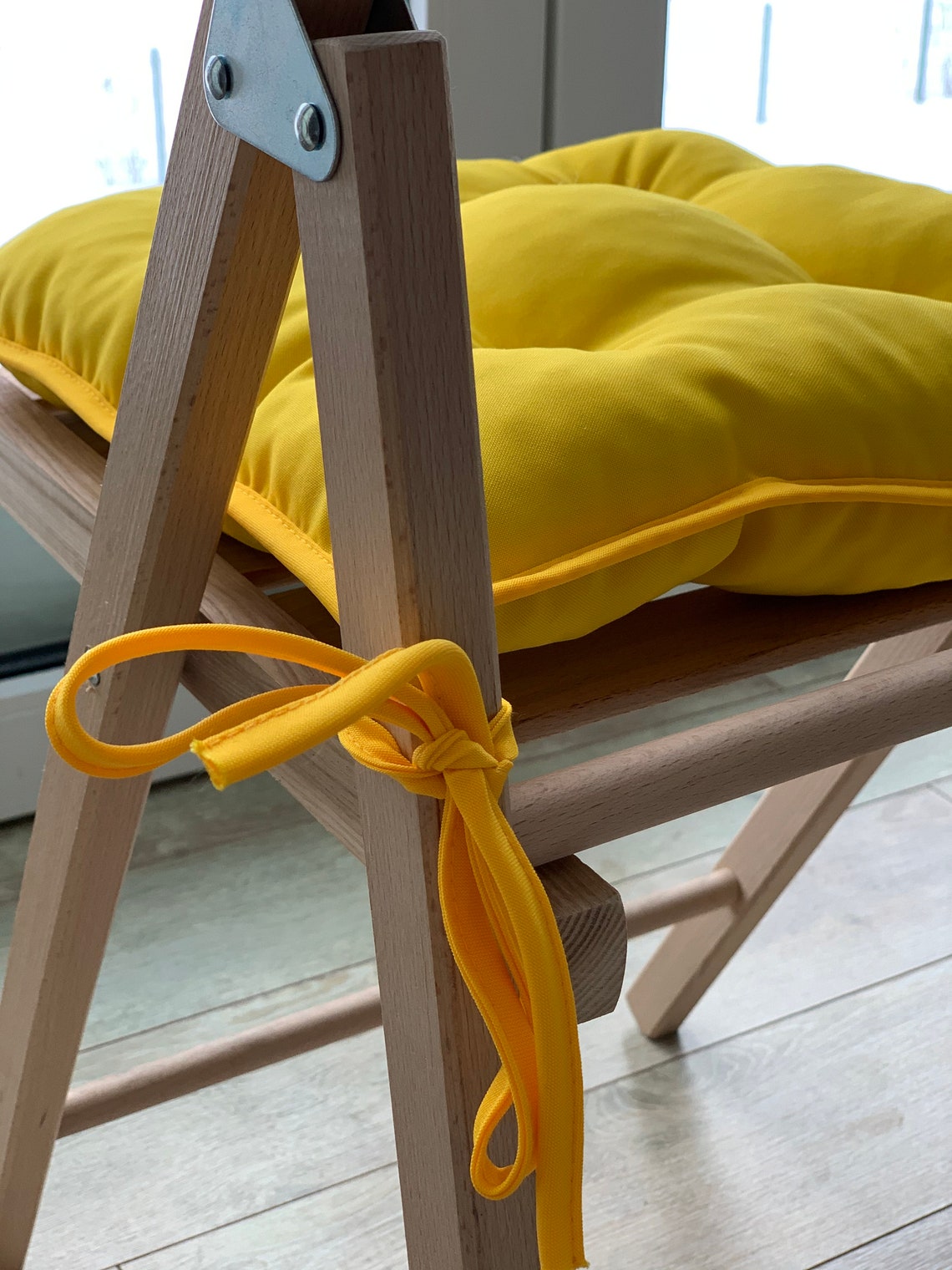 Chair Pads With Ties/indoor/for Kids/bistro Cushions/chair Etsy