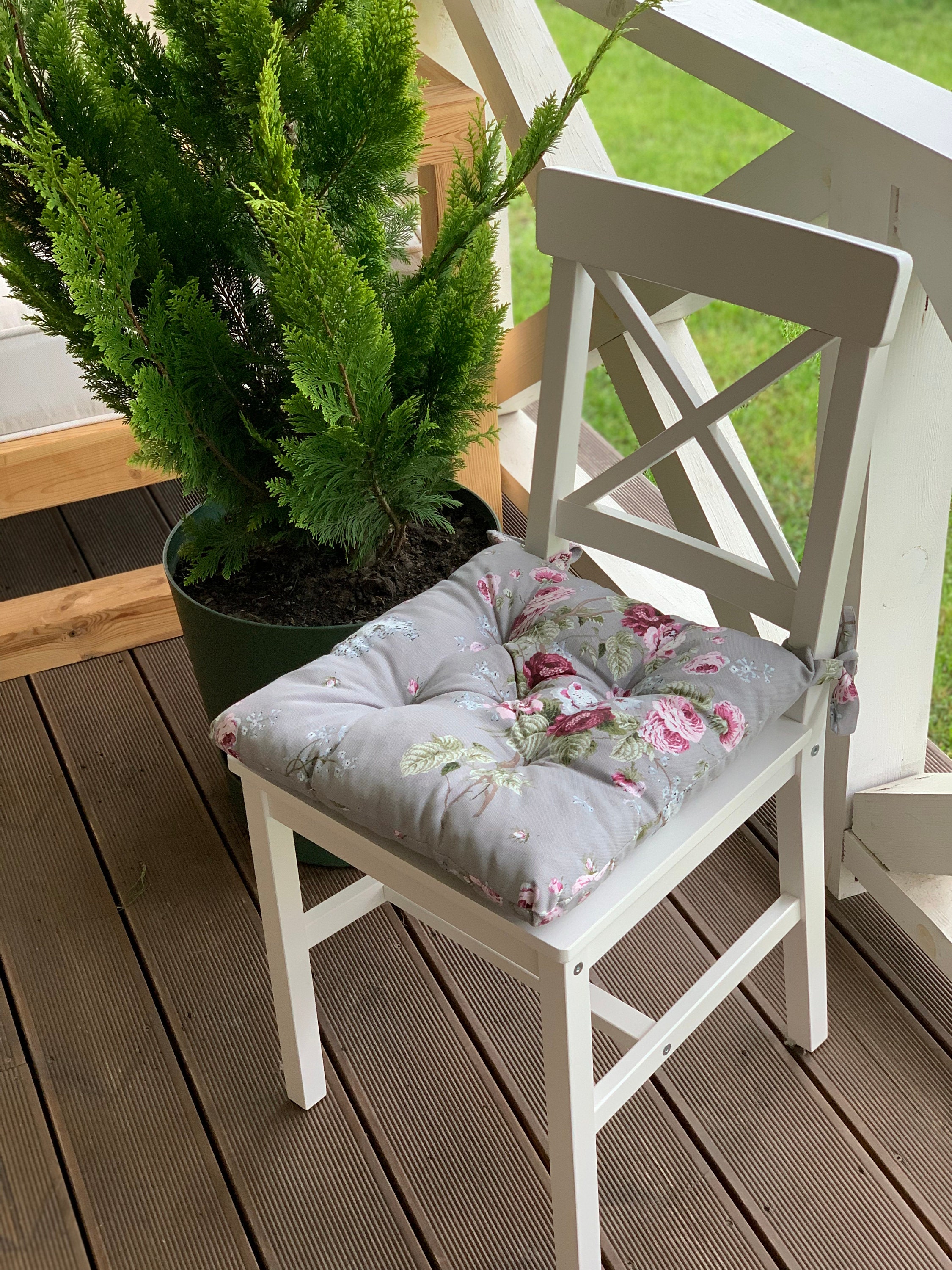 Chair cushions with ties ikea sale