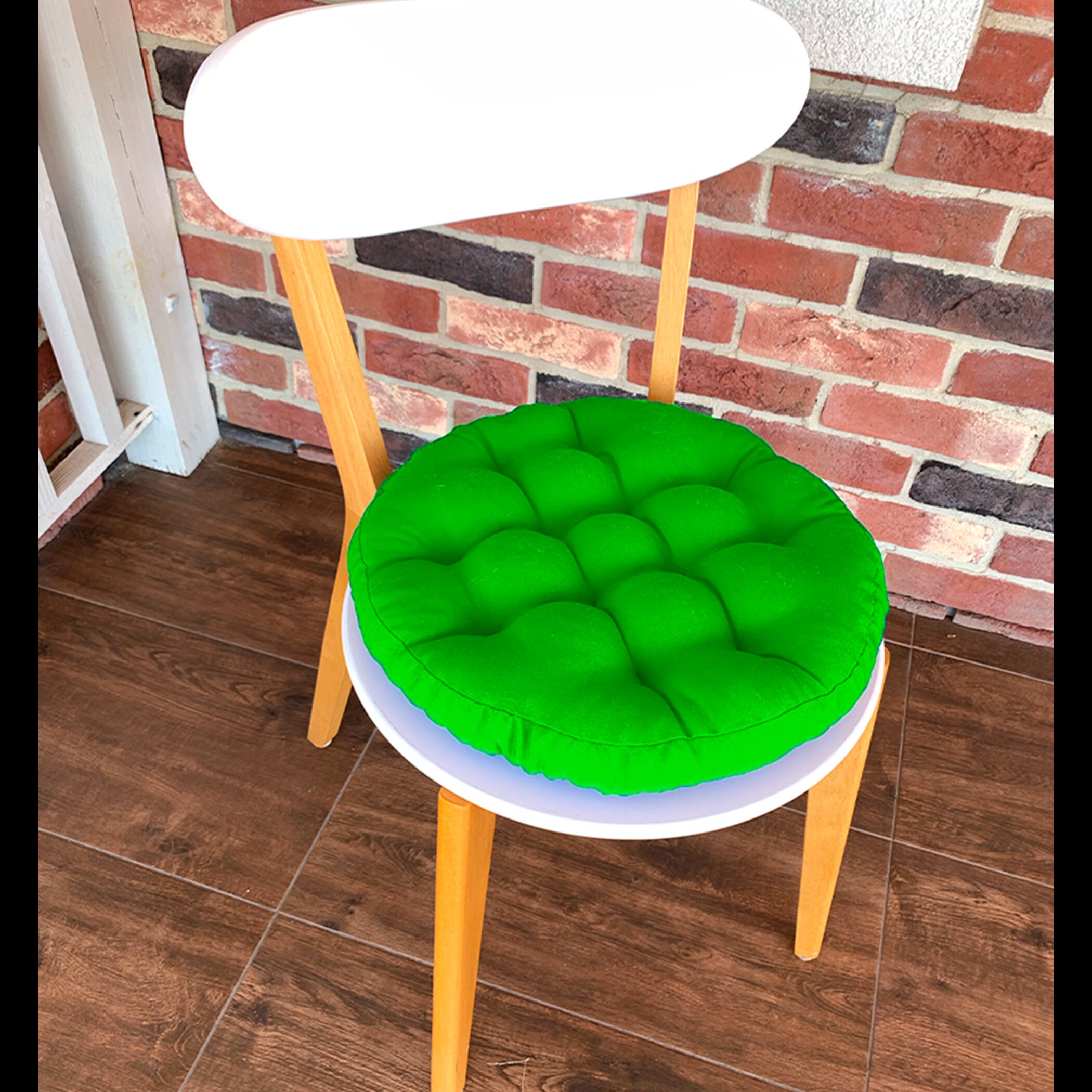 Quilted Round Chair Pads/ Indoor Cushions/ Chair Seat Cushion/ Etsy