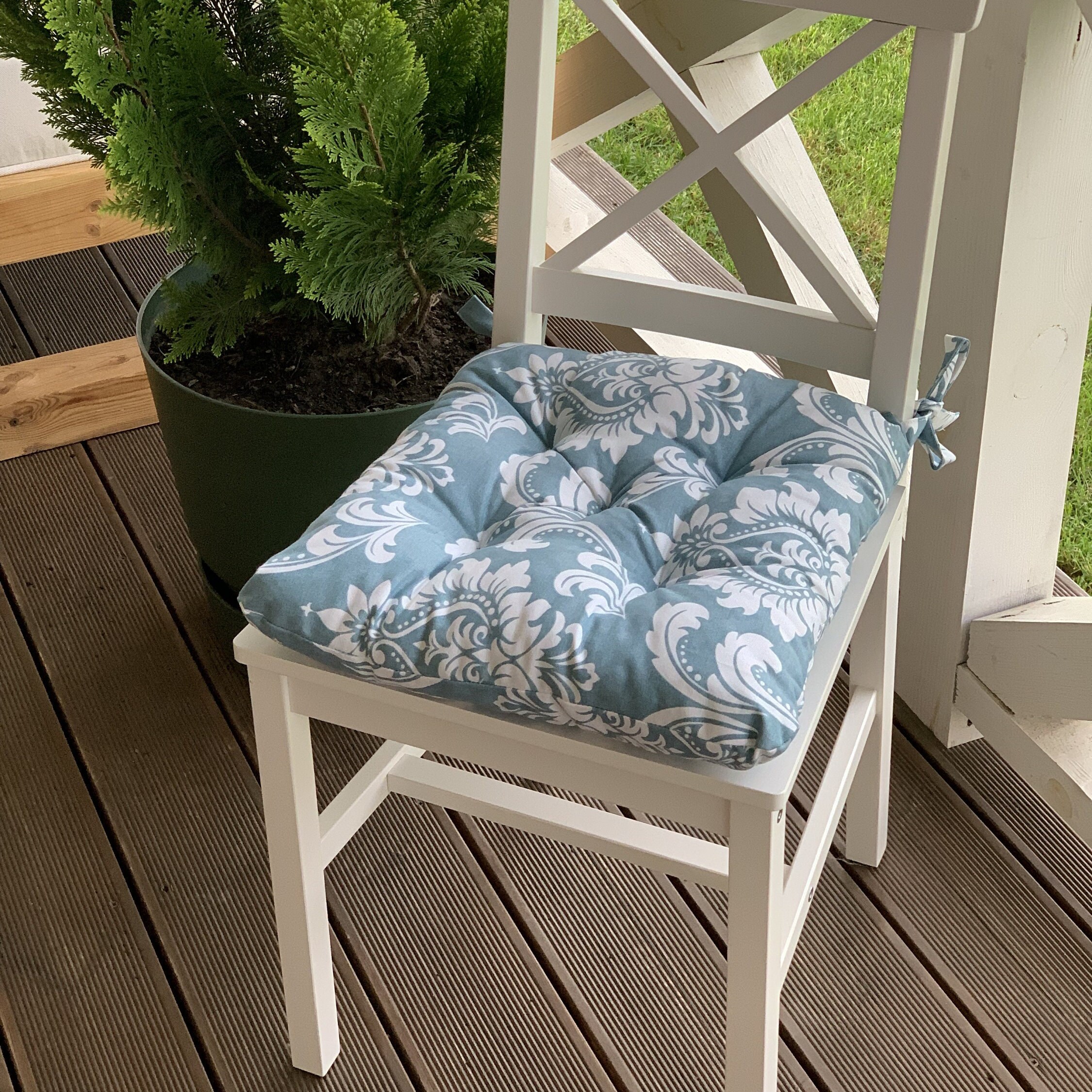 Navy blue chair clearance cushions