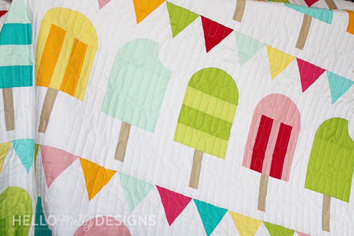 Popsicle Parade Quilt Pattern PDF Etsy