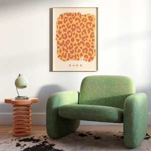 Maximalist Leopard Print, Animal Print Art, Maximalist Decor, Trendy Wall Art, Digital Leopard Print, Eclectic Quirky Wall Art, Wild Side