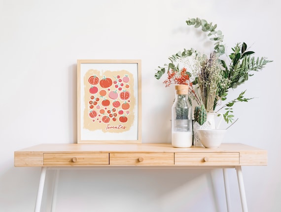 Vintage Tomato Poster: Cottagecore Garden Art (Digital Download)