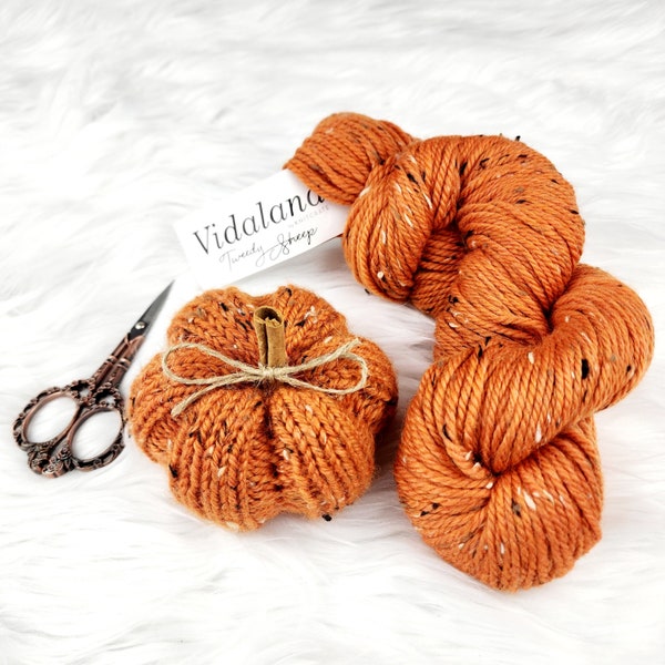 Easy Peasy Knit Pumpkin *PATTERN* Beginner friendly for worsted, DK, Bulky, and Super Bulky yarn