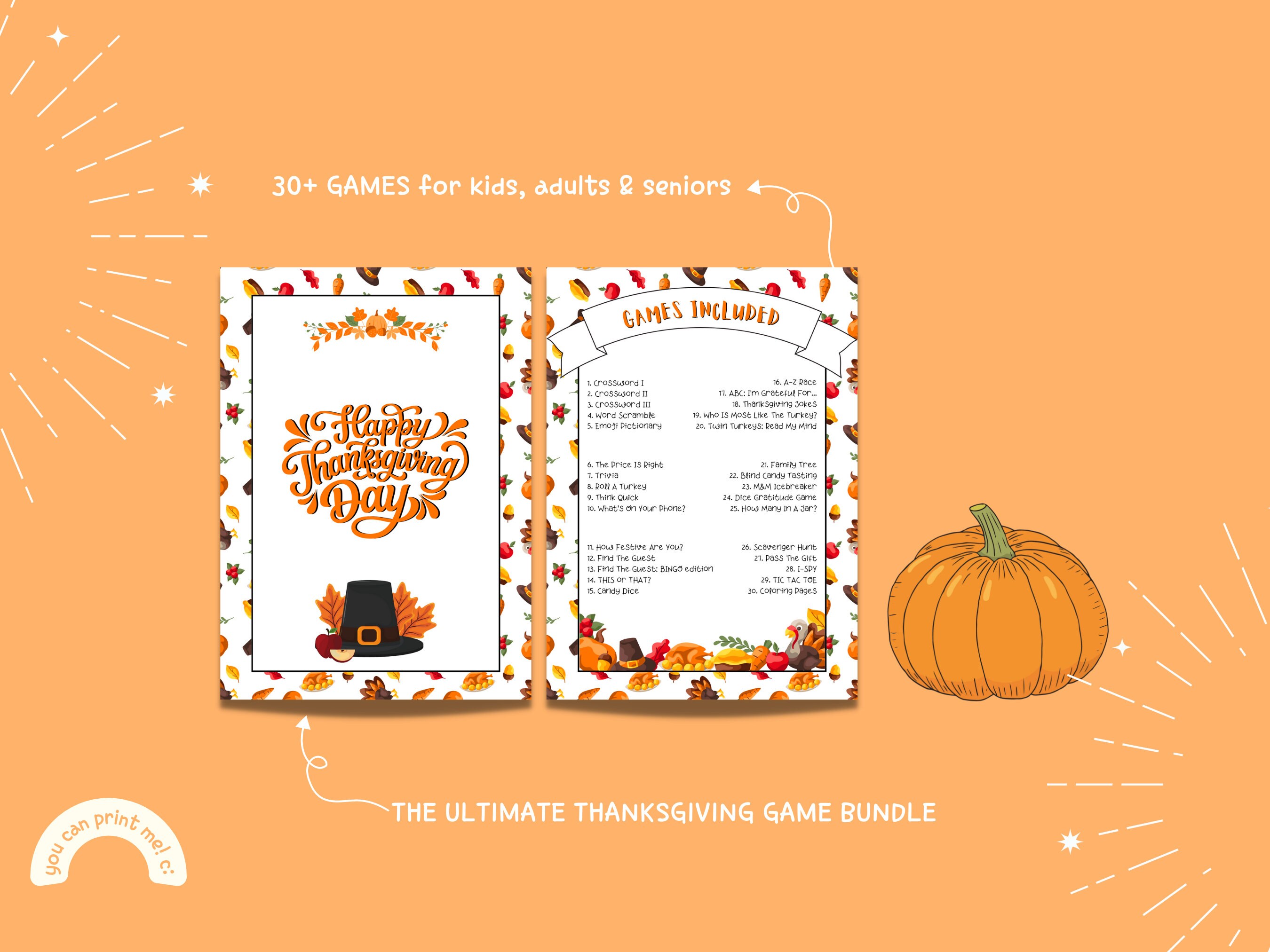 14 Thanksgiving Games for Kids and Families