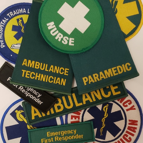 Medic Star Of Life Airsoft Patch Sanitäter Stern Stoff Softair
