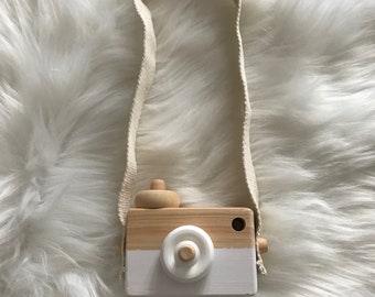 Wooden camera, wooden decoration, children's room decoration