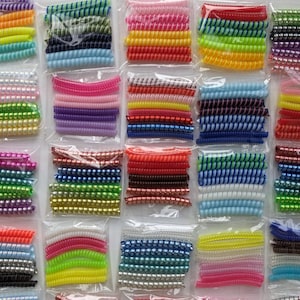 Color spiral/Tube Twist sets for Hearing Aids 3cm/1in decoration