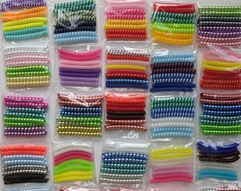 Color spiral/Tube Twist sets for Hearing Aids 3cm/1in decoration