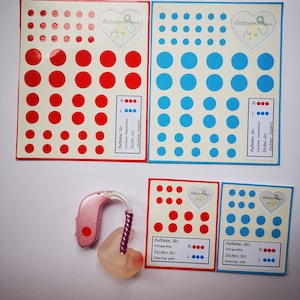R/L SET circles for Cochlear Implants and Hearing Aids