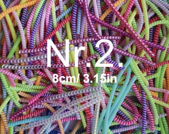 Color Spirals/Tube twists for Cochlear Implants and Hearing Aids (8cm/3.15in) accessories, details