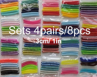 Color spiral/Tube Twist SETS for Hearing Aids 3cm/1in decoration