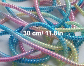 Color Spirals/Tube twists for Cochlear Implants and Hearing Aids (30cm/11.8in) accessories