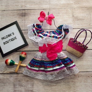 Baby Campesino Mexican Dress 3-6 mo