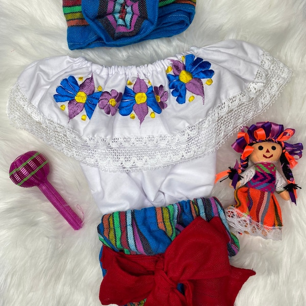 Baby Campesino Shirt and Bloomer Set