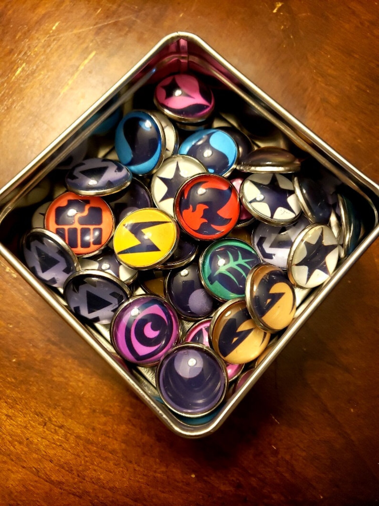 Custom Order Fire Type Tokens Pokemon TCG Etsy