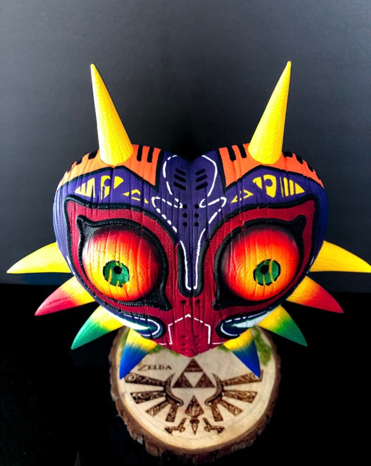 Mascara Zelda Majoras Mask Nintendo 64 replica exacta Etsy