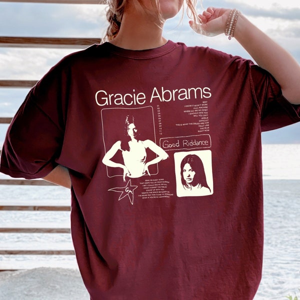 Gracie Abrams Merch Aesthetic Trendy Unique Good Riddance Tee Active