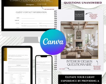 Interior Design Consultation Questionnaire Template