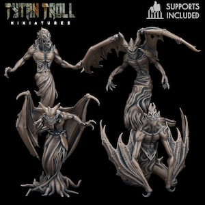 Shadow Demons - TytanTroll Miniatures | 28mm/32mm scale | Fantasy | Demon | 8K Resin