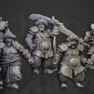 Khazarian Warriors/Ogres - Highlands Miniatures