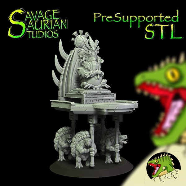 ソブリン グランド ドラゴン - Savage Saurian Studios | リザードマン | プロキシ | 3D プリント | 樹脂 | 8K