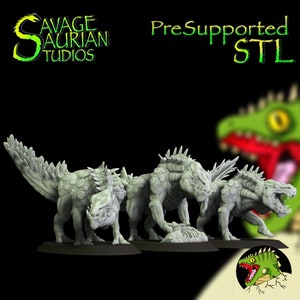 Croggnaws by Savage Saurian Studios | リザードマン | 28 mm/32 mm | ミニチュア | プロキシ | DnD