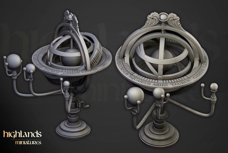 Highlands Miniatures Cosmological Engine Celestial - Etsy
