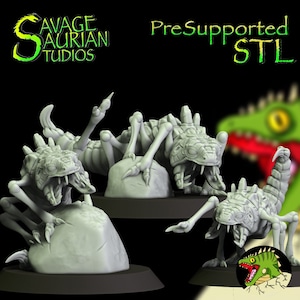 Sunstone Swarmer's - Saurian Swarm | Savage Saurian Studios | 28/32mm scale | Alien | Bugs | Insectoid | D&D