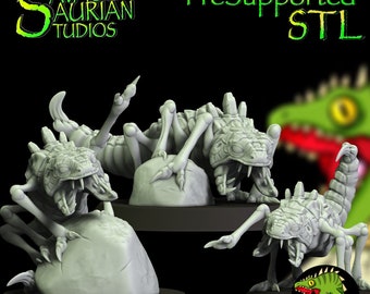 Sunstone Swarmer&#39;s - Saurian Swarm | Savage Saurian Studios | 28/32mm scale | Alien | Bugs | Insectoid | D&D