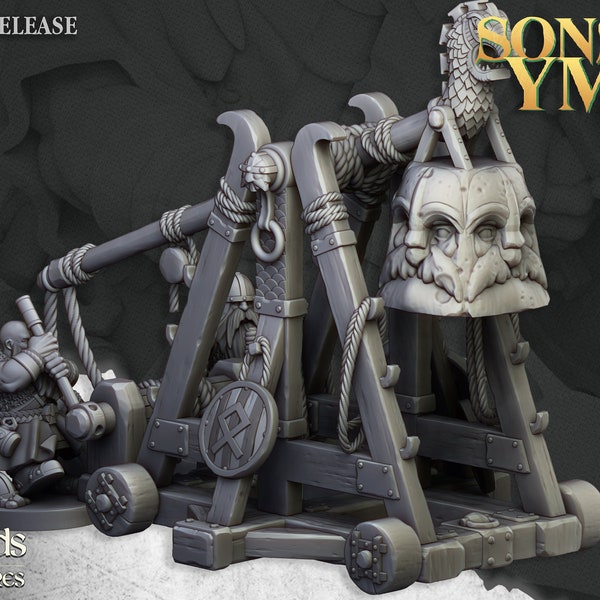 Highlands Miniatures - Dwarf Catapult 28/32mm