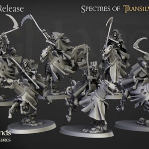 Highlands Miniatures - Spectral Cavalry/Wraith Knight Cavalry 32/28mm