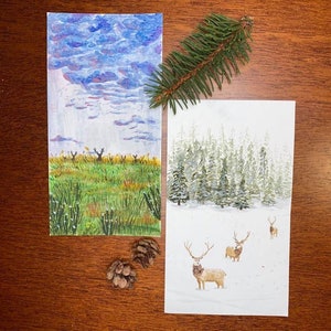 Custom Landscape Watercolor Painting