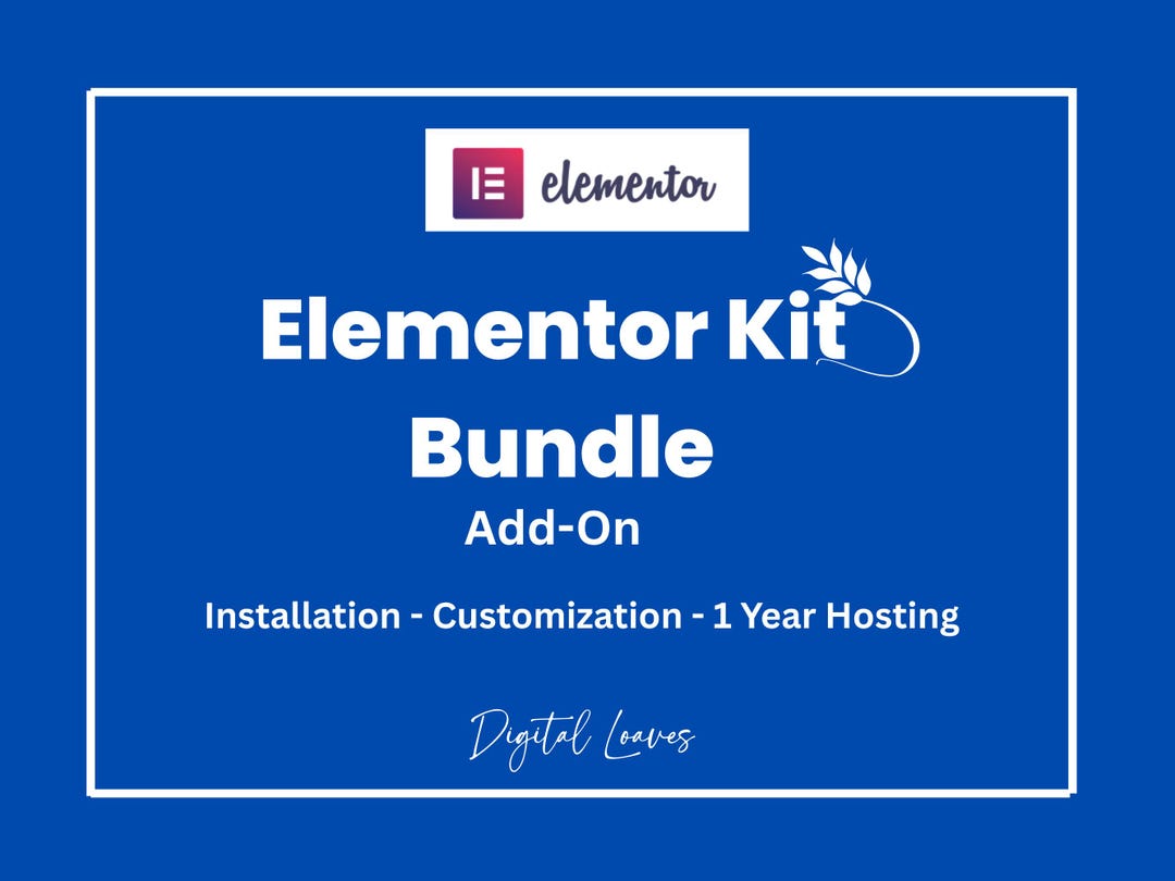 Elementor Kit Bundle Add-on - Etsy