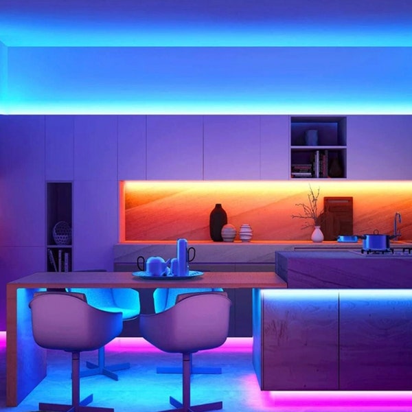 DIY LED Strip Light for Kitchen, Party, TV pc Back Mood Lighting Multiple colour, with remote control
