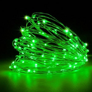 DIY LED Bottle Fairy String Lights Battery Cork Shaped Christmas Wedding Party Green