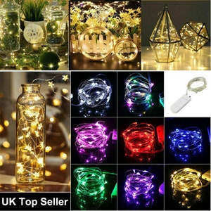 DIY Fairy String Lights Battery Powered LED Christmas Wedding Party