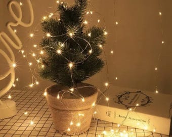 USB Fairy String Lights: Micro Copper Wire LED Xmas Decor