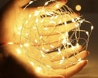 USB LED Fairy Lights with Remote: Waterproof Copper Wire String Lights