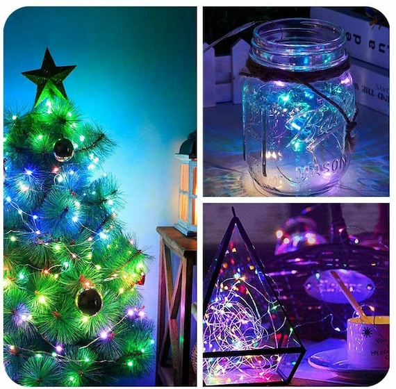 USB Plug in LED With Remote 8 Modes Micro Copper Wire Fairy String Lights  Home Xmas 