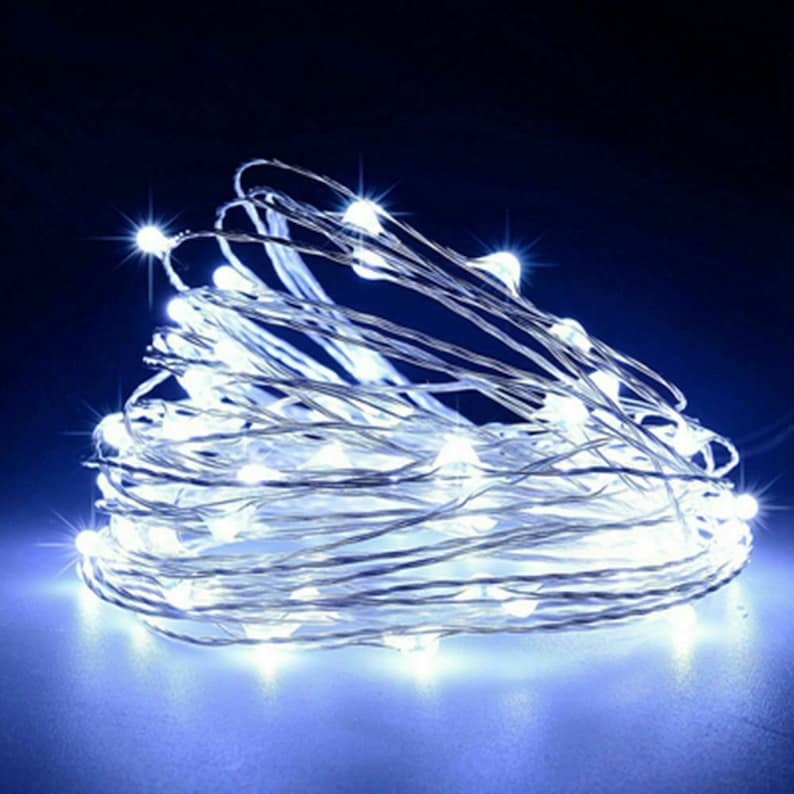 DIY LED Bottle Fairy String Lights Battery Cork Shaped Christmas Wedding Party White