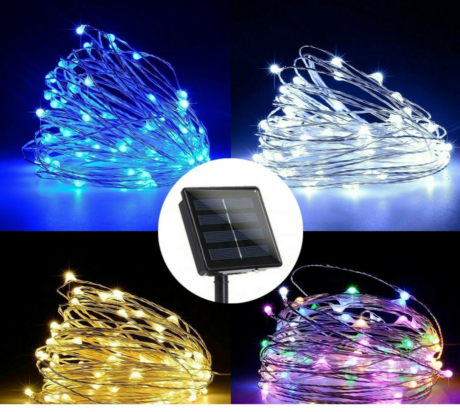 Solar Power Rope Lights Strip Waterproof Outdoor Garden Etsy UK