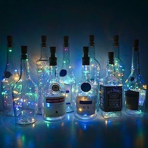 DIY LED Bottle Fairy String Lights Battery Cork Shaped Christmas Wedding Party colour