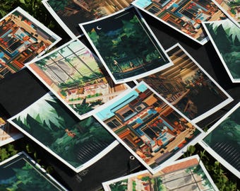 Impressions originales 12,7 cm x 18 cm - Ashfiire OC Prints