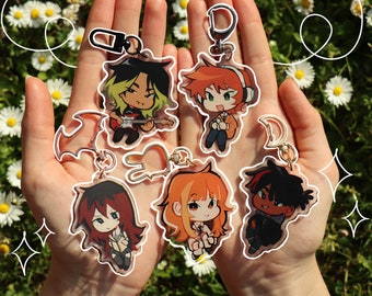 OC keychains - Ashfiire OC Merchandise