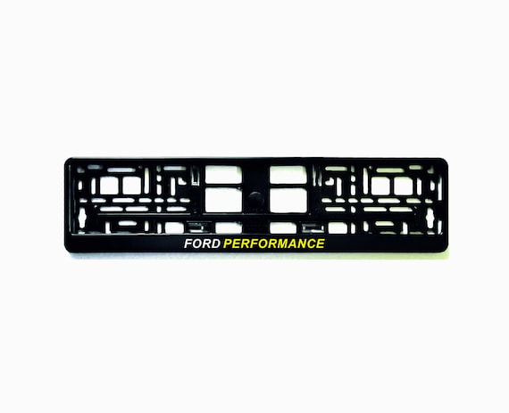 2x European License Number Plate Frame Holder Surround Ford Performance Etsy