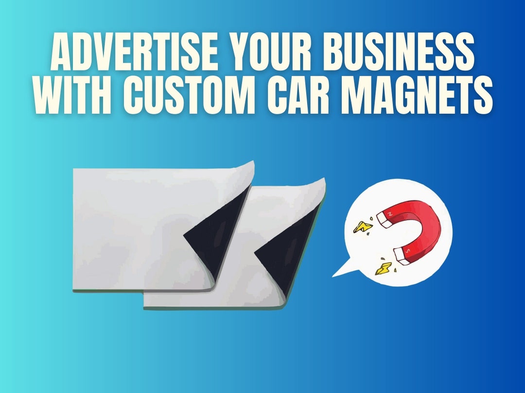 Pack of 2 Magnets. Custom Vehicle Magnet Sign Magnetic Car and Truck ...